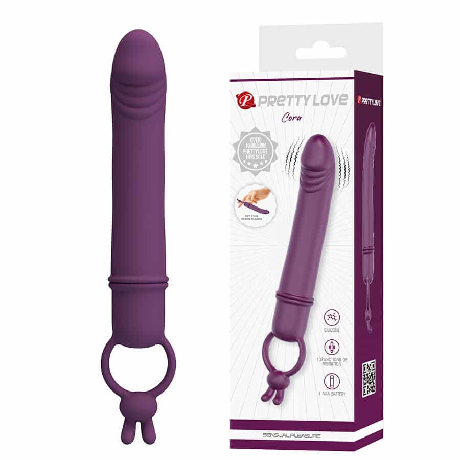Pretty Love – Cora Vibrador Con Anillo De Sujeción