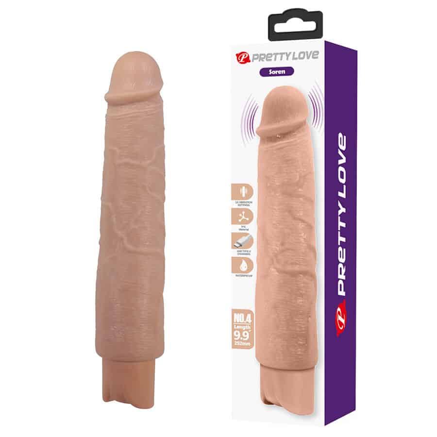 PRETTY LOVE - SOREN VIBRADOR REALÍSTICO FLEXIBLE