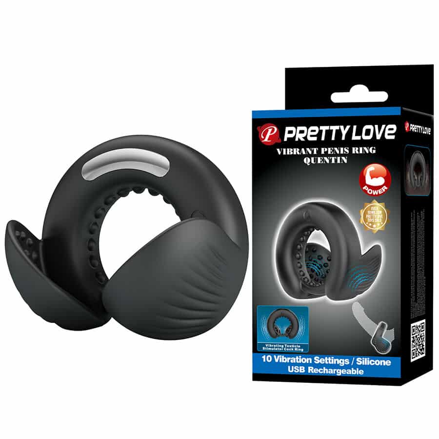 Pretty Love – Quentin Anillo Para Pene Con Estimulador Testicular