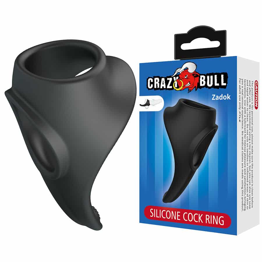 Crazy Bull – Zadok Anillo Ergonómico Con Estimulador De Periné