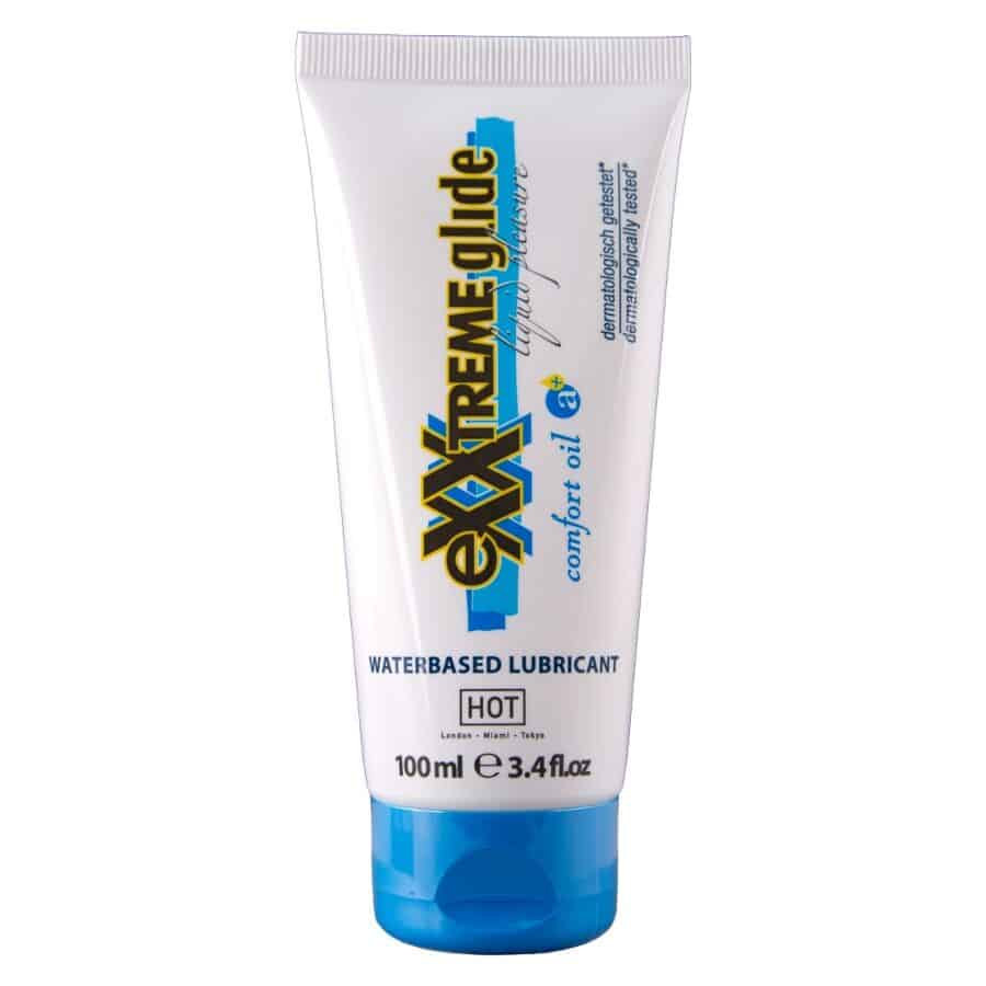 Hot – Exxtreme Glide Lubricante Base Agua + Aceite Confort A+ 100 Ml