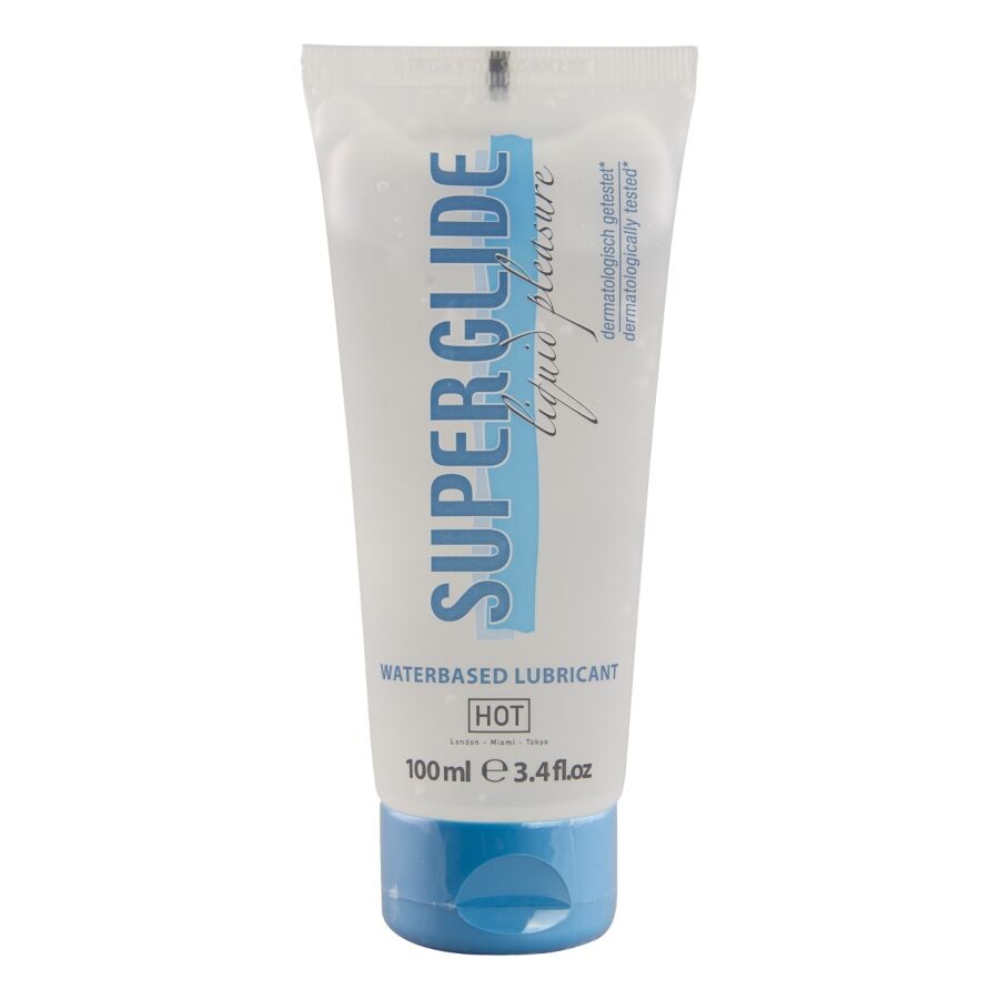 Hot – Superglide Liquid Pleasure Lubricante Base Agua 100 Ml