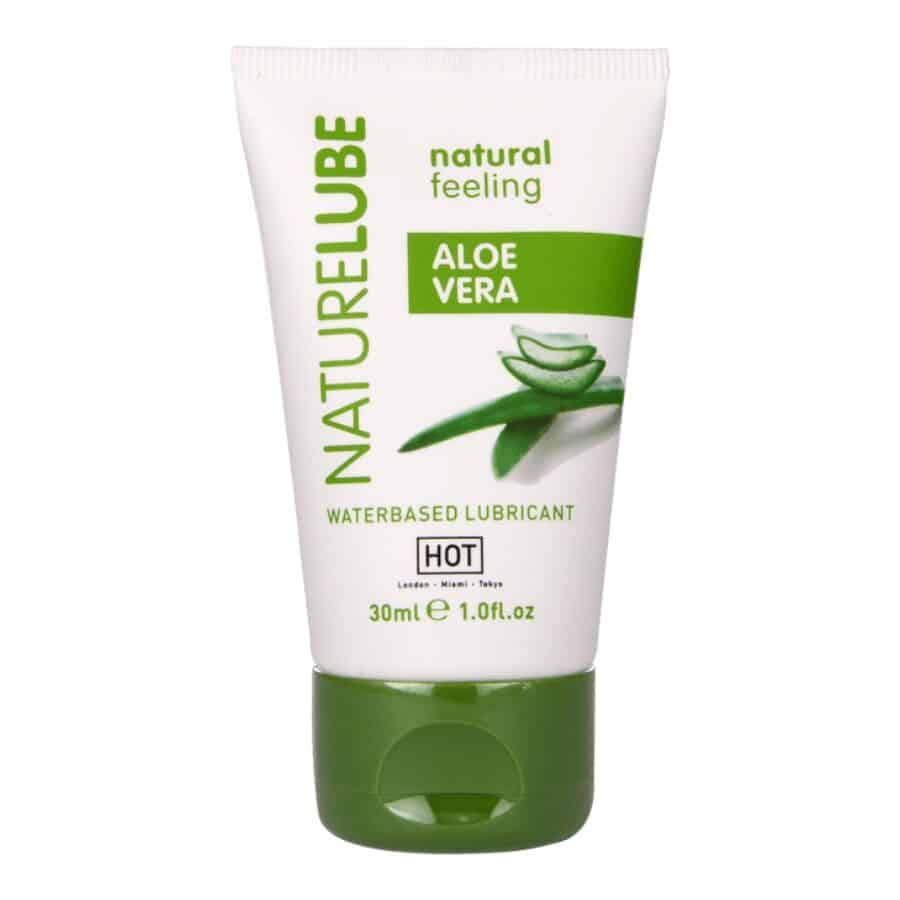 Hot – Nature Lube Lubricante Base Agua Aloe Vera 30 Ml