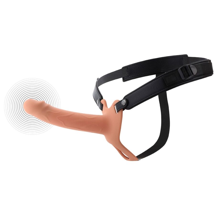 Hidden Desire – Inferno Strap-on Funda Para Pene Con Vibración Silicona 18 Cm