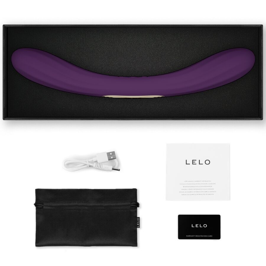 LELO - BOOMERANG VIBRADOR DE DOBLE EXTREMO MORADO - Imagen 4