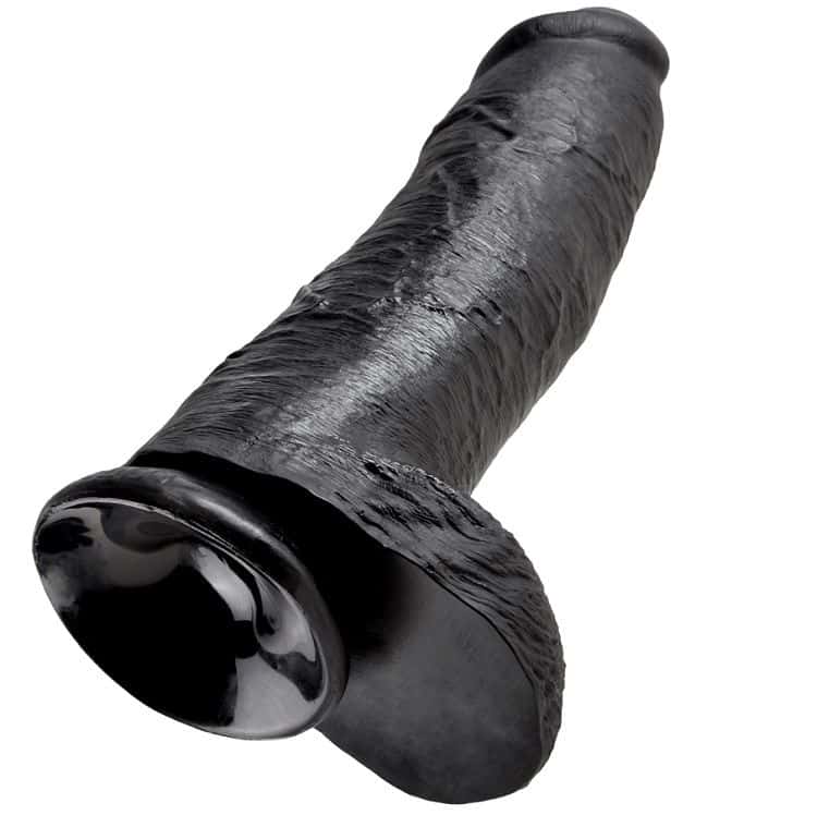 KING COCK - 12 PENE REALISTICO NEGRO 30.48 CM - Imagen 3