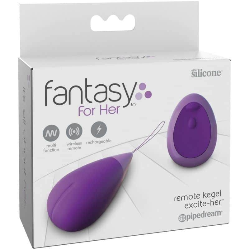 FANTASY FOR HER - HUEVO-MASAJEADOR CONTROL REMOTO EXCITE-HER - Imagen 5