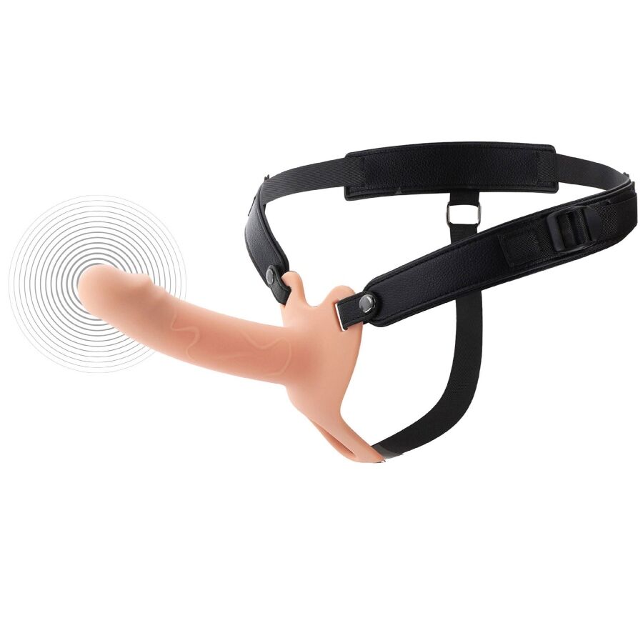 Hidden Desire – Inferno Strap-on Funda Para Pene Con Vibración Silicona 16 Cm