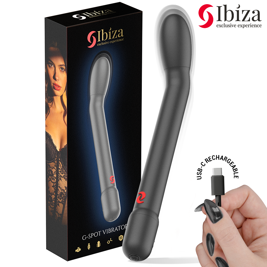 Ibiza – Vibrador De Punto G Con Vibración Negro