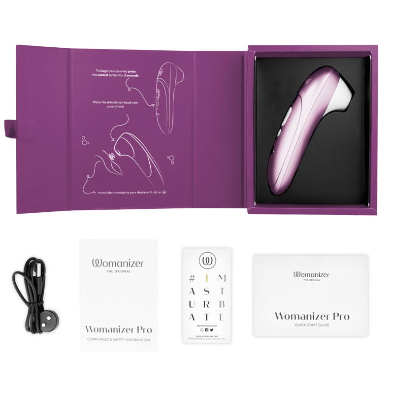 WOMANIZER - PRO VIBRANT ESTIMULADOR DE CLÍTORIS LILA - Imagen 5