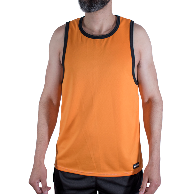 Macho – Cmv005 Camiseta Gym Naranja S/m