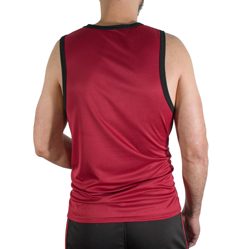 MACHO - CMV003 CAMISETA GYM GRANATE S/M - Imagen 6