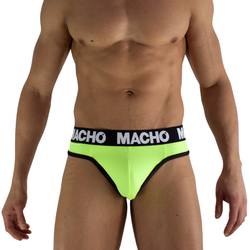 MACHO - MTG001 TANGA AMARILLO FLUOR S - Imagen 9