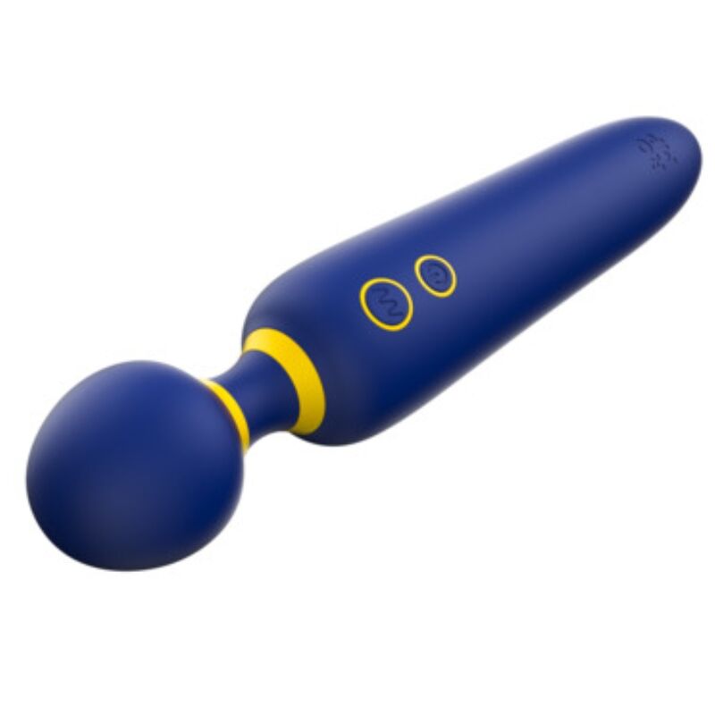 ROMP Flip Vibrador Wand Silencioso 10 Modos Azul