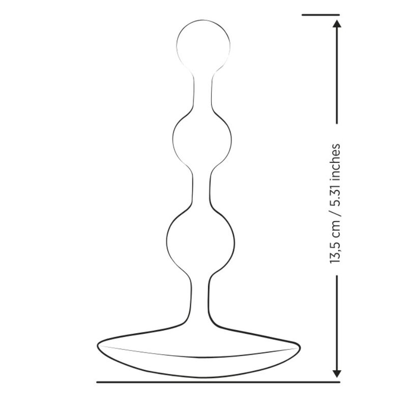 ROMP - AMP PURPLE BOLAS ANALES FLEXIBLES DE SILICONA 12,5 CM MORADO - Imagen 7