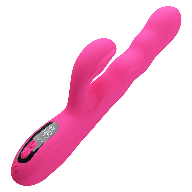 Pretty Love – Winters Vibrador Rabbit Multifunción Con Pantalla Led Rosa