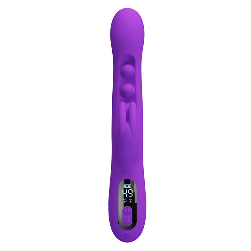 PRETTY LOVE - SABIEN VIBRADOR RABBIT CON ESTIMULACIÓN POR GOLPETEOS Y LED MORADO - Imagen 6