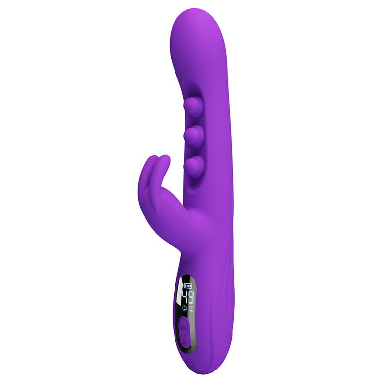 Pretty Love – Sabien Vibrador Rabbit Con Estimulación Por Golpeteos Y Led Morado
