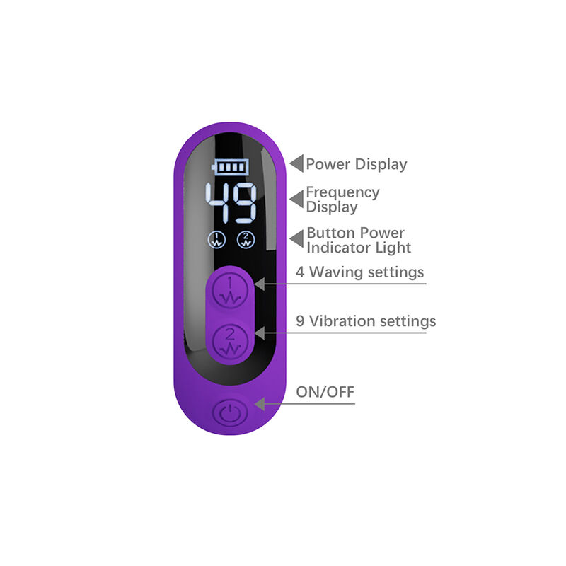 PRETTY LOVE - SABIEN VIBRADOR RABBIT CON ESTIMULACIÓN POR GOLPETEOS Y LED MORADO - Imagen 8