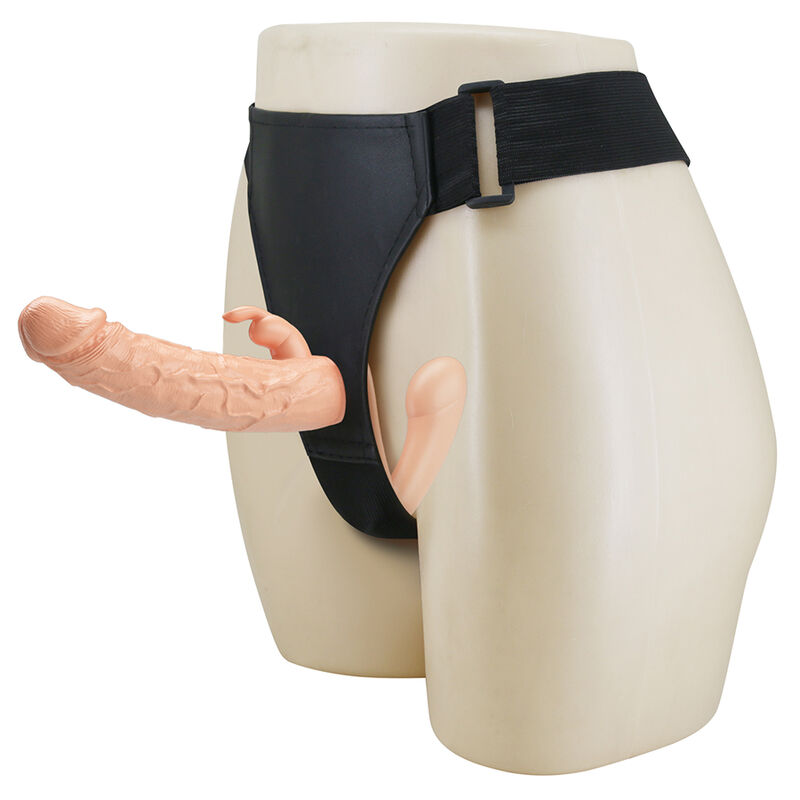 BAILE - CHARLOTTE ARNÉS HOLLOW STRAP-ON DOBLE PENETRACIÓN NATURAL - Imagen 9