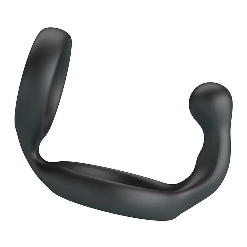 CRAZY BULL - FLORIAN ANILLO DOBLE PARA PENE Y TESTÍCULOS SILICONA NEGRO - Imagen 4
