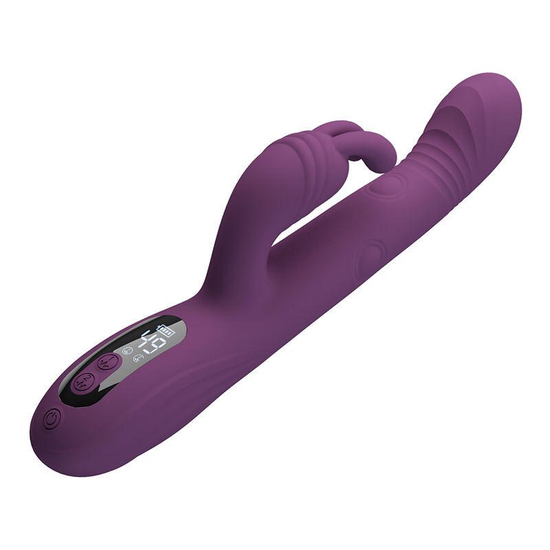 Pretty Love – Dee Vibrador Rabbit Multifunción Oscilante Y Percutor Morado