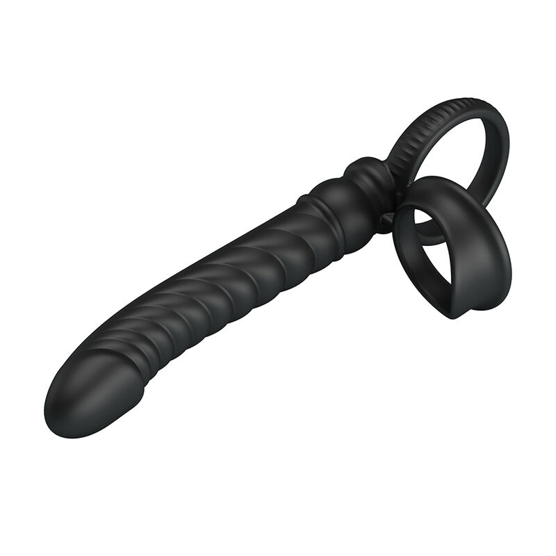 Pretty Love – Merritt Vibrador Anal Con Anillo Y Vibración Negro