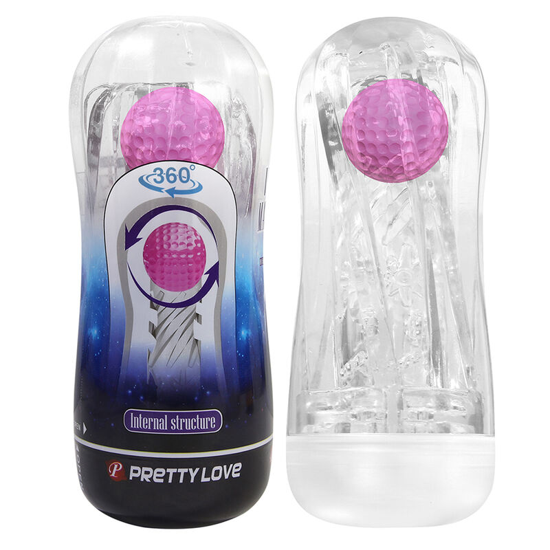 Pretty Love – Masturbador Cup 360º Texturizado Transparente