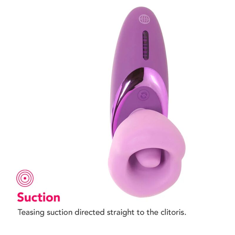 FANTASY FOR HER - SUCCIONADOR DE CLÍTORIS CON VIBRACIÓN PLEASURE SUCKER MORADO - Imagen 4