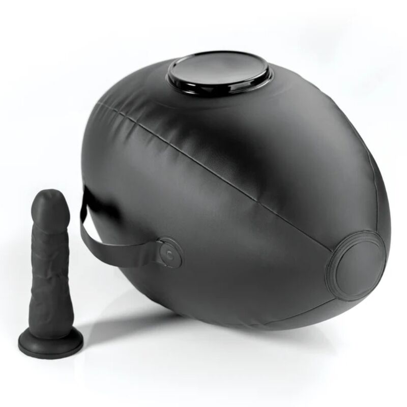 FETISH FANTASY SERIES - HINCHABLE BODY DOCK CON DILDO NEGRA 41.9 CM - Imagen 5