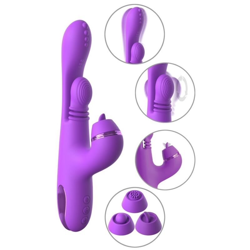 Fantasy For Her – Vibrador Rabbit Intimotion Pulse Pro Vibe Morado