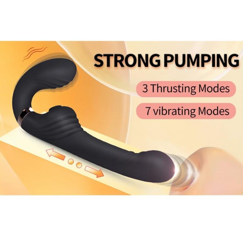 NALONE - ALLOW VIBRADOR DOBLE CON ROTACIÓN Y EMPUJE NEGRO - Imagen 4