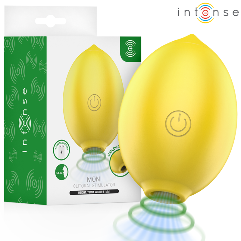 Intense – Moni Estimulador Succionador De Clítoris Limón