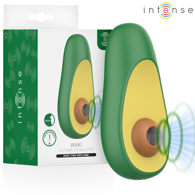Intense – Waki Estimulador Succionador De Clítoris Aguacate