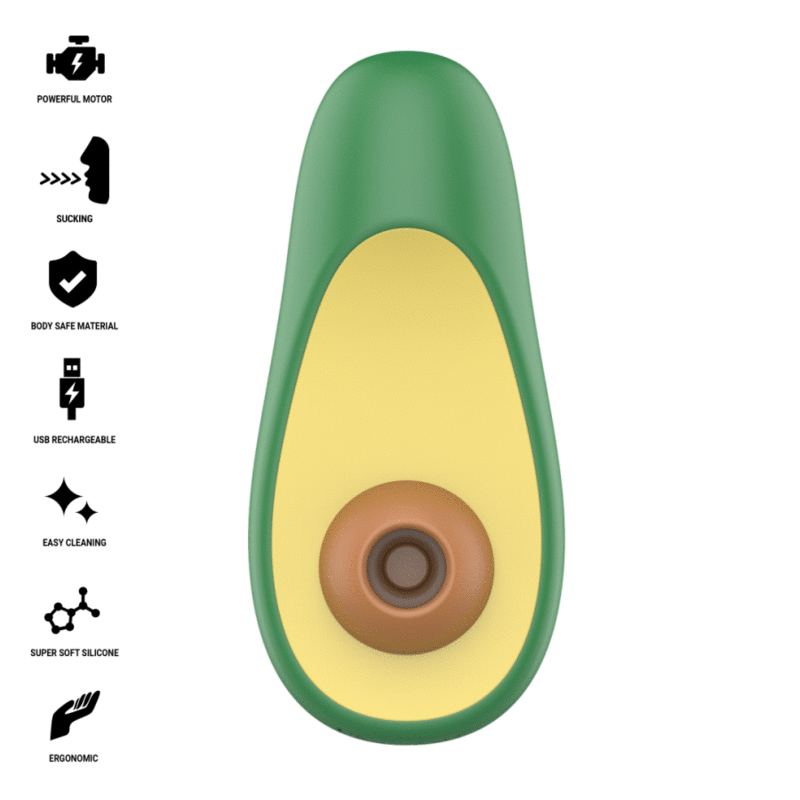 INTENSE - WAKI ESTIMULADOR SUCCIONADOR DE CLÍTORIS AGUACATE - Imagen 9