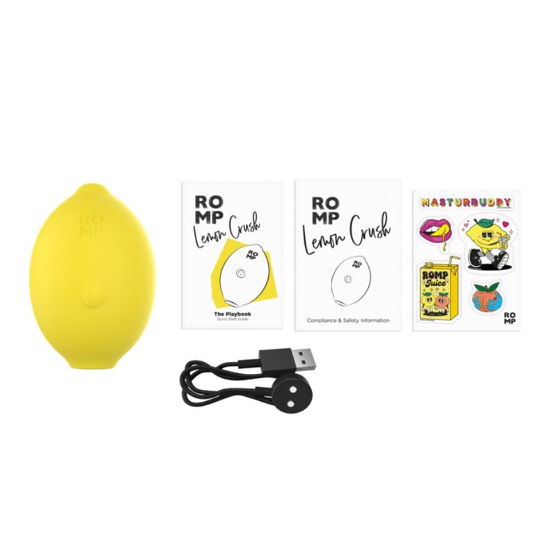 ROMP - LEMON CRUSH ESTIMULADOR DE CLÍTORIS POR ONDAS DE PRESIÓN AMARILLO - Imagen 6