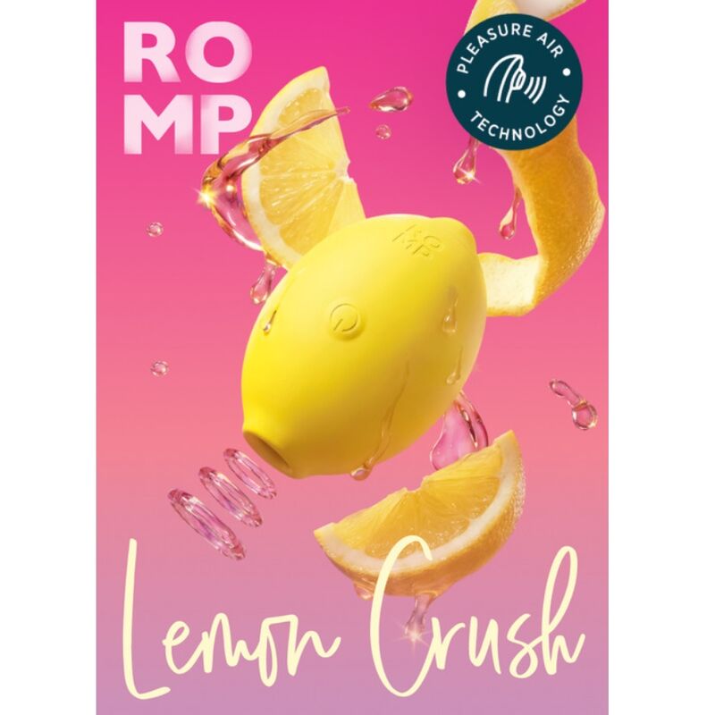 ROMP - LEMON CRUSH ESTIMULADOR DE CLÍTORIS POR ONDAS DE PRESIÓN AMARILLO - Imagen 9