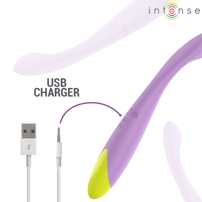 INTENSE - LUCCA G-POINT ESTIMULADOR FLEXIBLE RECARGABLE USB - Imagen 6