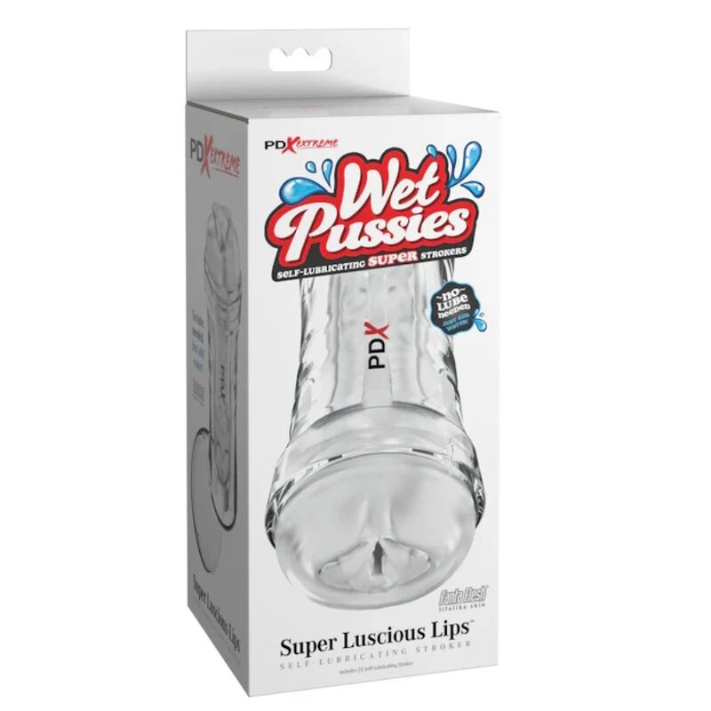 PDX EXTREME - WET PUSSIES SUPER LUSCIOUS LIPS MASTURBADOR MASCULINO - Imagen 4