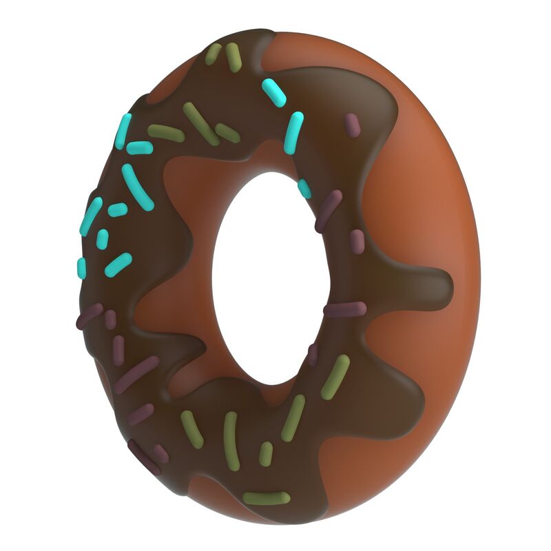 PRETTY LOVE - ANILLO PARA PENE SUPER DONUT MARRÓN - Imagen 6