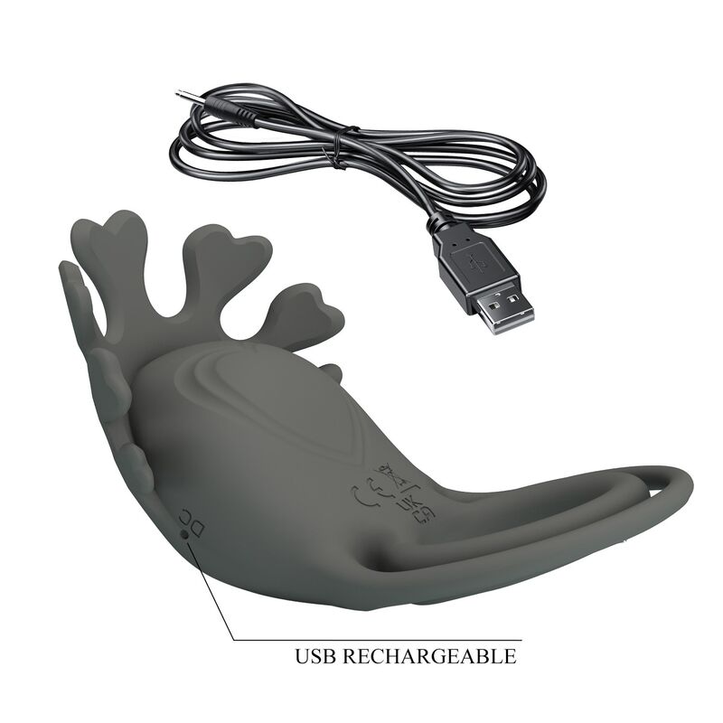 PRETTY LOVE - ANILLO VIBRADOR RECARGABLE CON ESTIMULADOR - Imagen 4