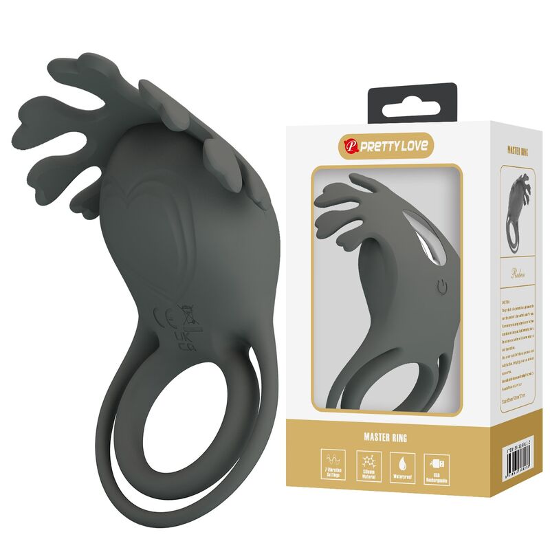 PRETTY LOVE - ANILLO VIBRADOR RECARGABLE CON ESTIMULADOR - Imagen 10