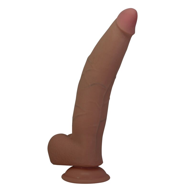 Pretty Love – Cuthbert Dildo Realístico Flexible 20 Cm ø 5 Cm Tpe Marrón