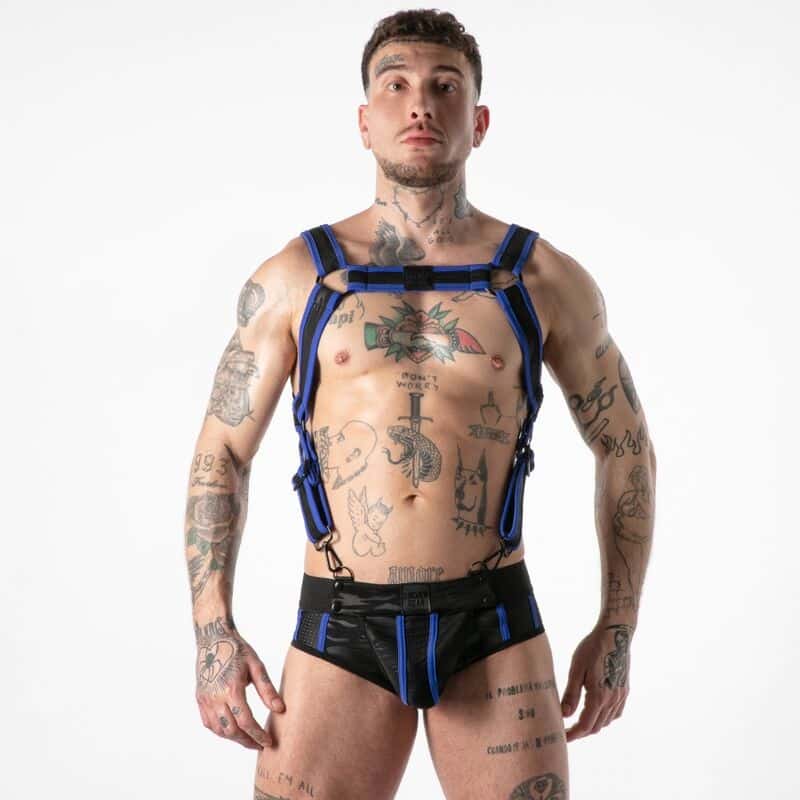 LOCKER GEAR - ARNÉS FULL MILITARY ACCESS NEGRO S/M