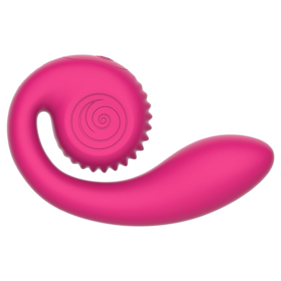 Gizi Lite Vibrador Dual Punto G Y Clítoris Rosa Snail Vibe