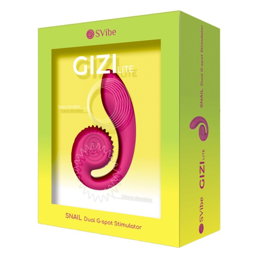 Gizi Lite Vibrador Dual Punto G Y Clítoris Rosa Snail Vibe