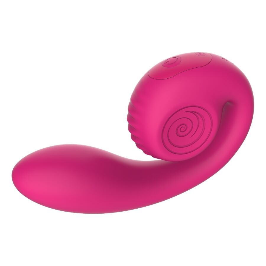 Gizi Lite Vibrador Dual Punto G Y Clítoris Rosa Snail Vibe