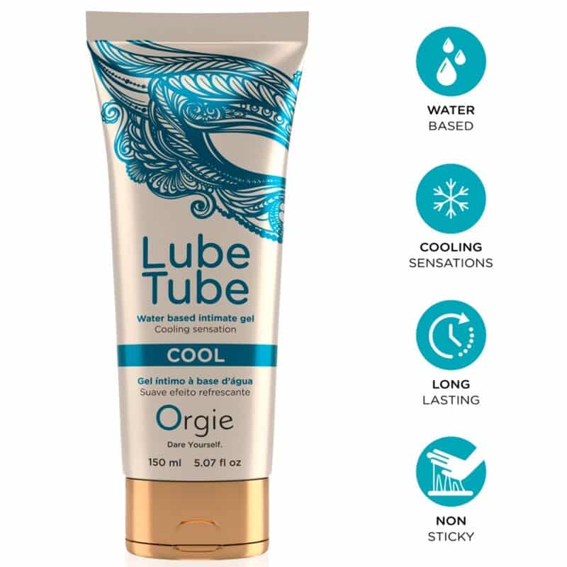 Orgie – Lube Tube Cool Gel íntimo Base Agua Efecto Frío 150 Ml