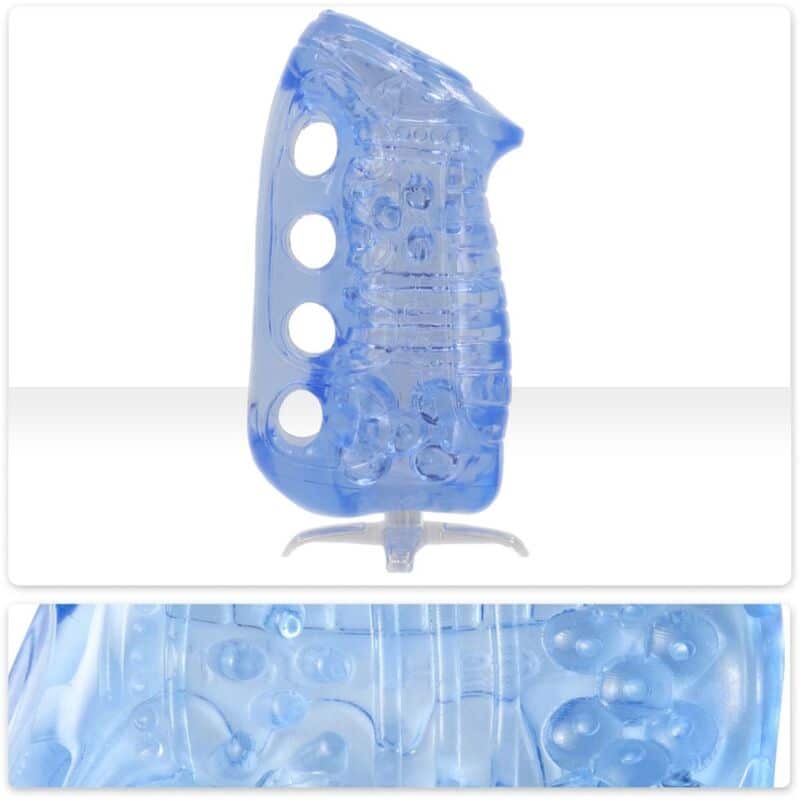 FLESHLIGHT – FLESHSKINS GRIP BLUE ICE MASTURBADOR MANUAL AZUL