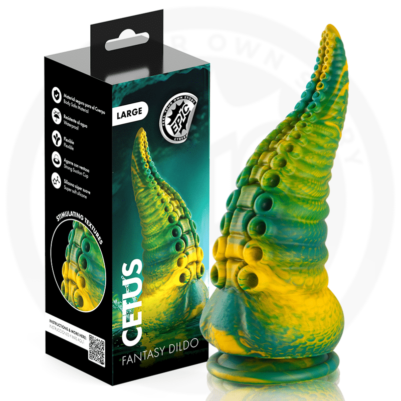 Epic – Cetus Dildo Tentáculo Verde Tamaño Grande
